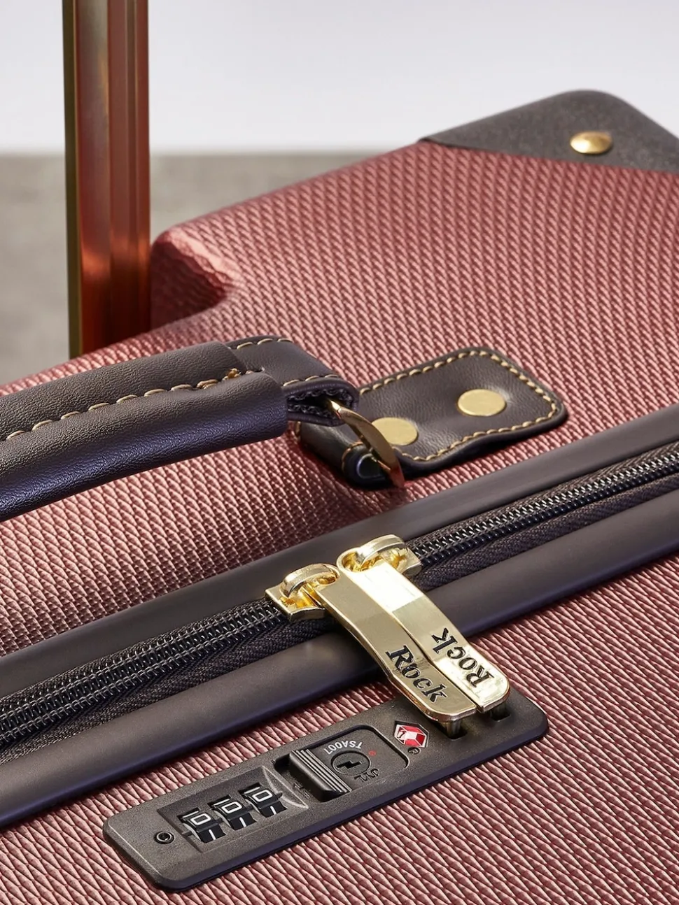 Rock Luggage Large Vintage Suitcase