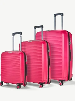 Rock Luggage Sunwave 3pc Suitcases Set