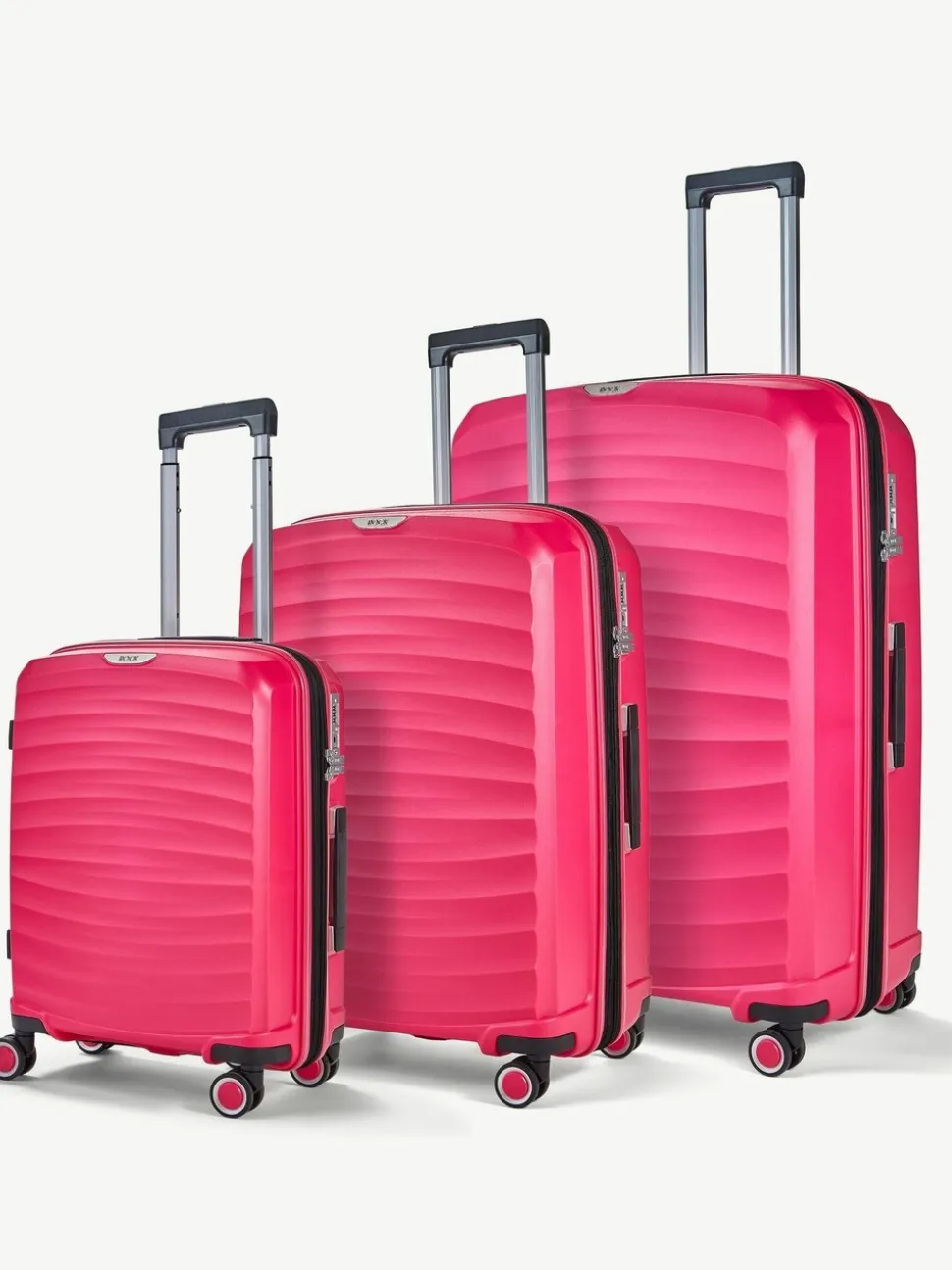 Rock Luggage Sunwave 3pc Suitcases Set