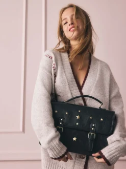 Rockett St George Black Satchel Multi Way Bag