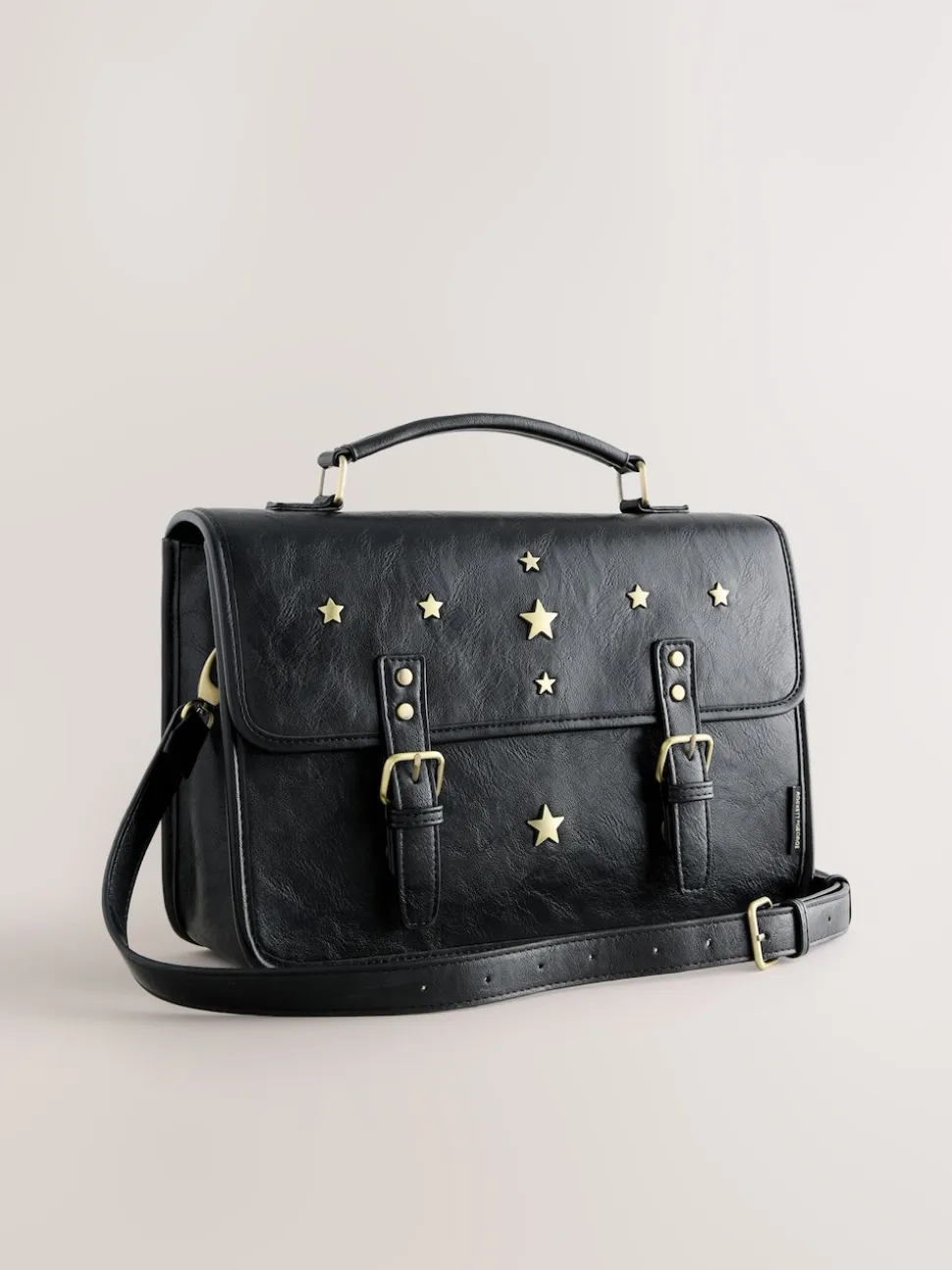 Rockett St George Black Satchel Multi Way Bag