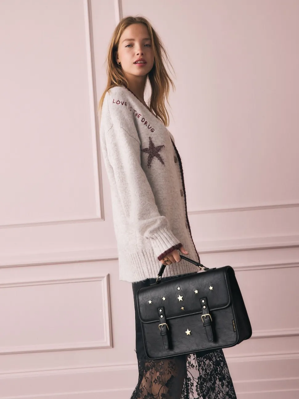 Rockett St George Black Satchel Multi Way Bag