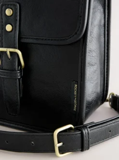 Rockett St George Black Satchel Multi Way Bag