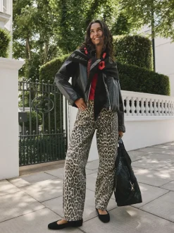 Rockett St George Black/Red Lips Midweight Scarf