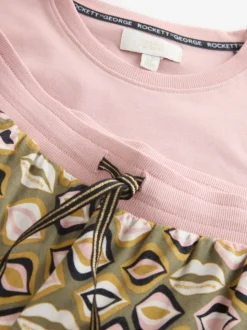 Rockett St George Khaki Green Lips Jersey Pyjamas