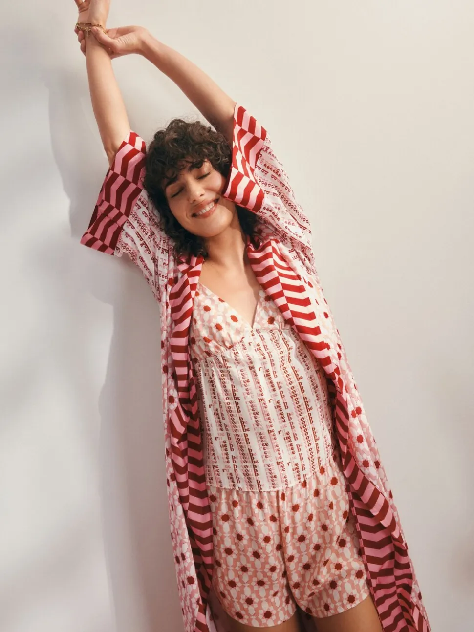 Rockett St George Pink Geo Robe