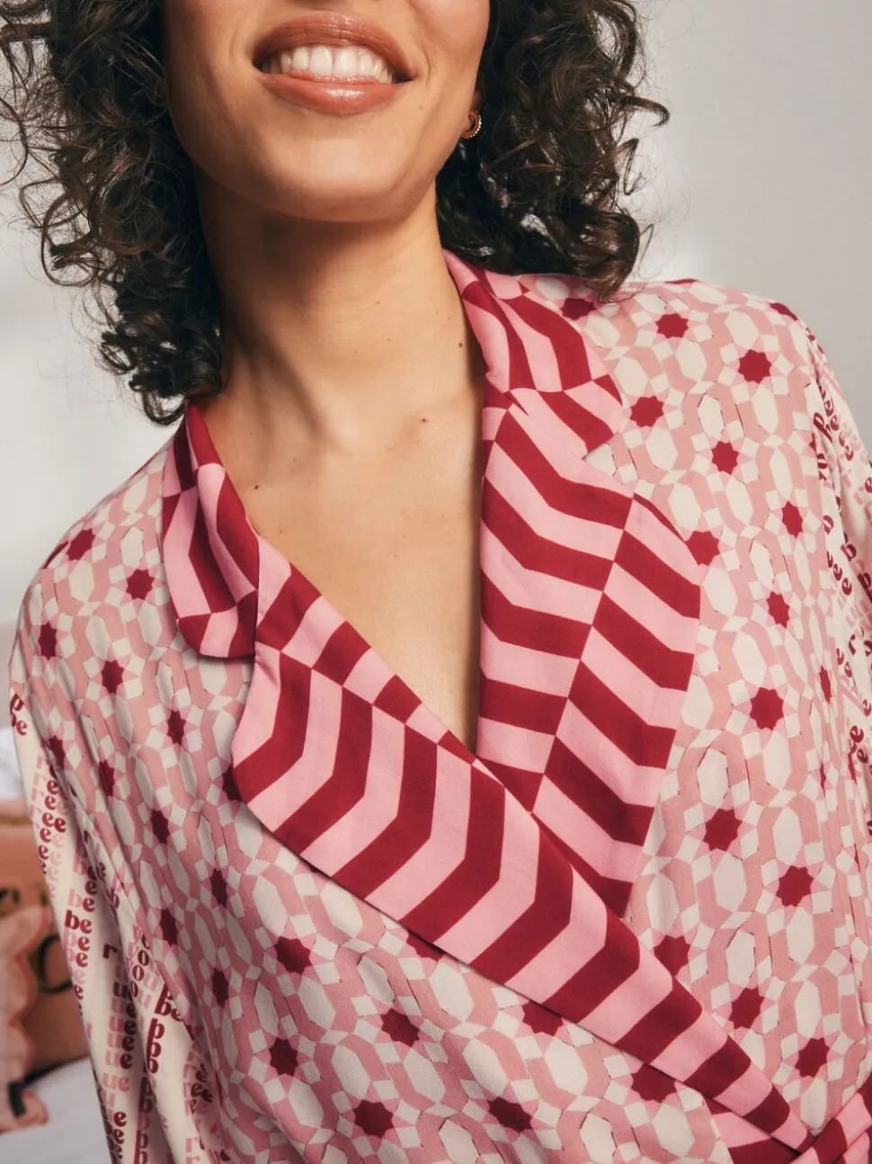 Rockett St George Pink Geo Robe
