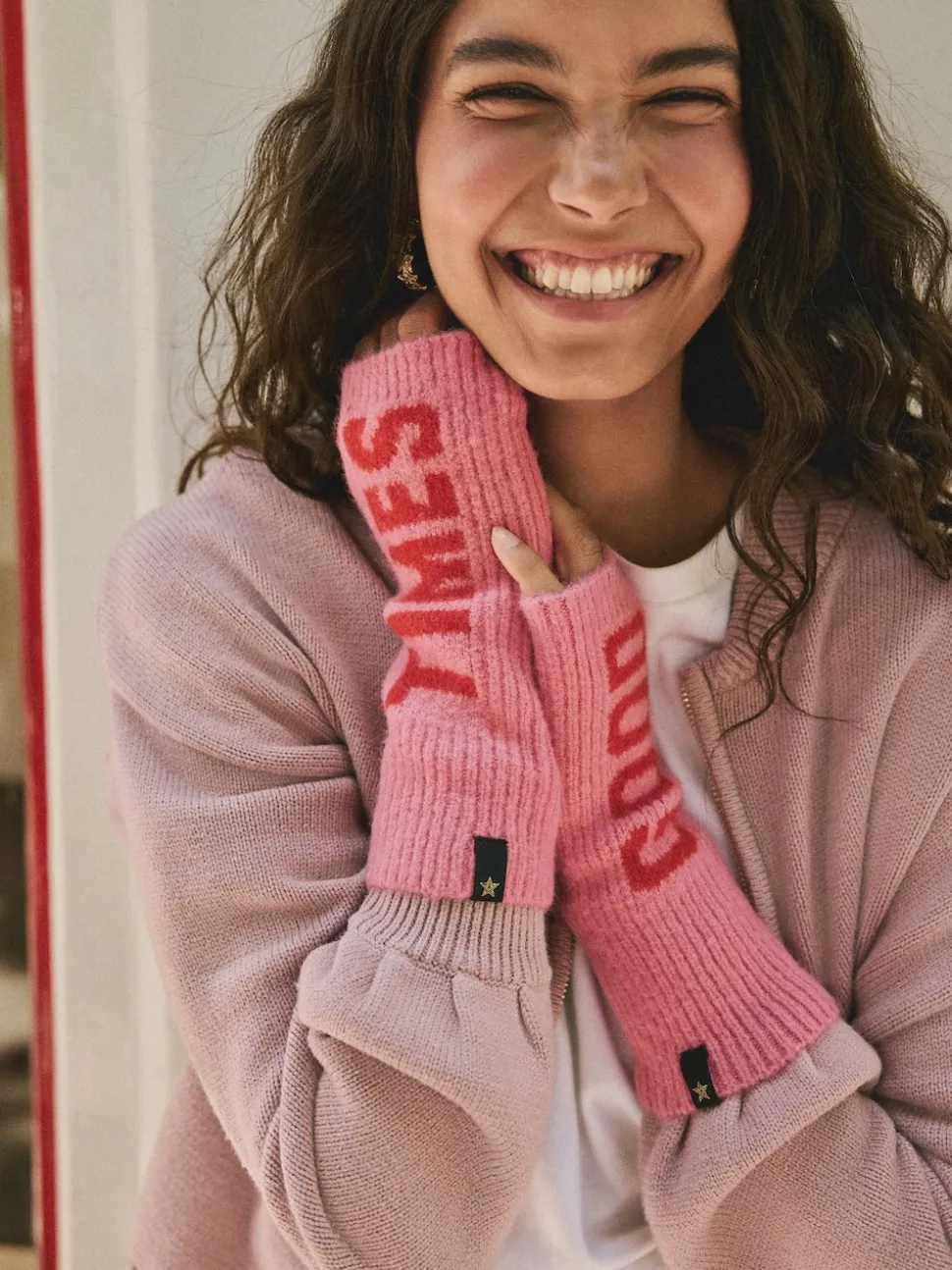Rockett St George Pink Good Times Handwarmers