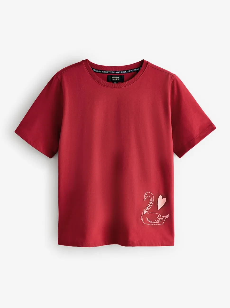 Rockett St George Red Argyle Swan Jersey Pyjamas