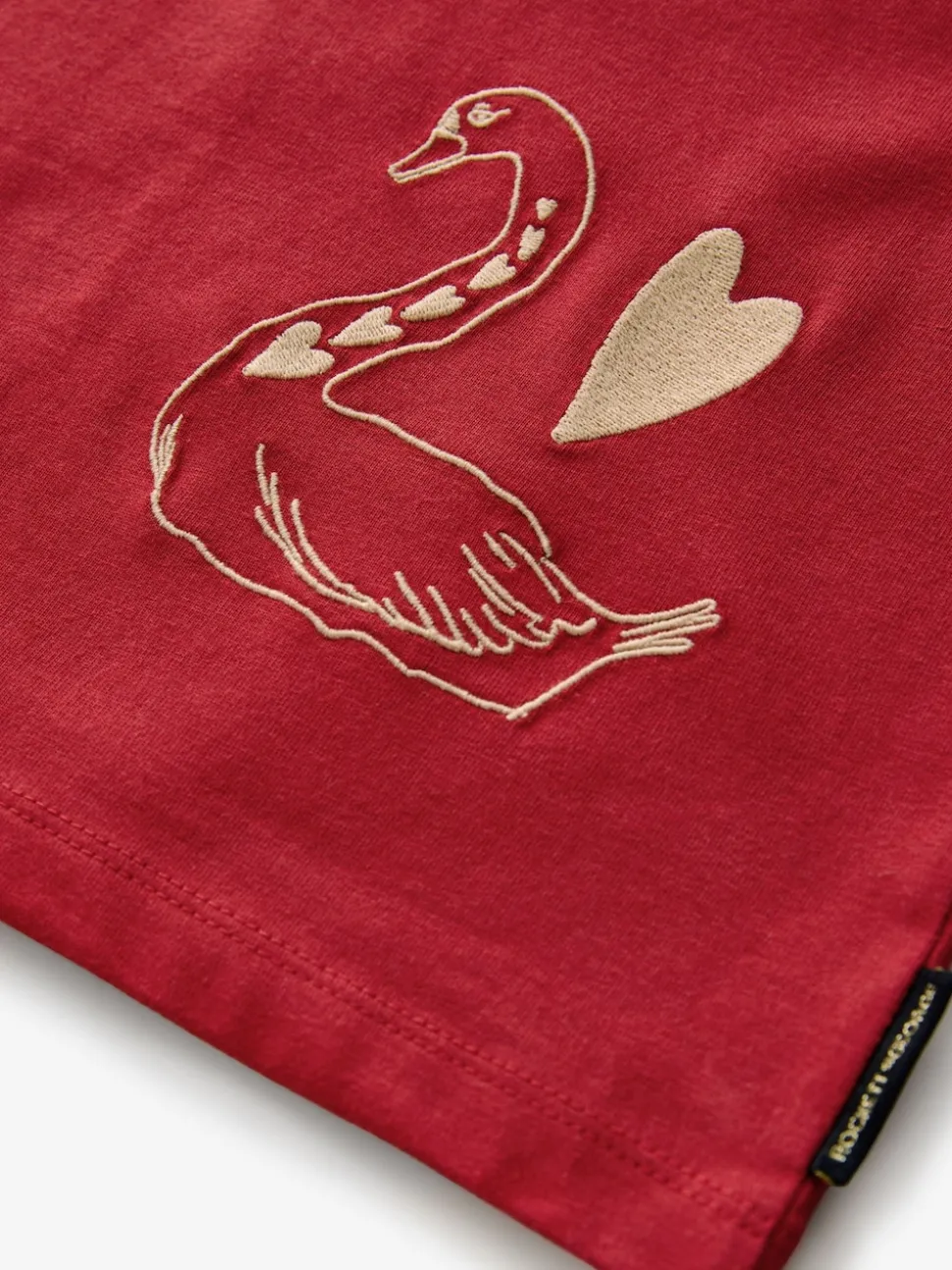 Rockett St George Red Argyle Swan Jersey Pyjamas
