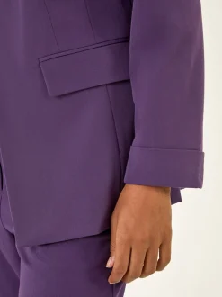 Roman Purple Tailored Collar & Revere Blazer