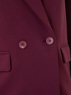 Roman Red Premium Stretch Ponte Blazer