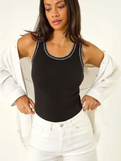 Roman White High Waisted Denim Stretch Shorts