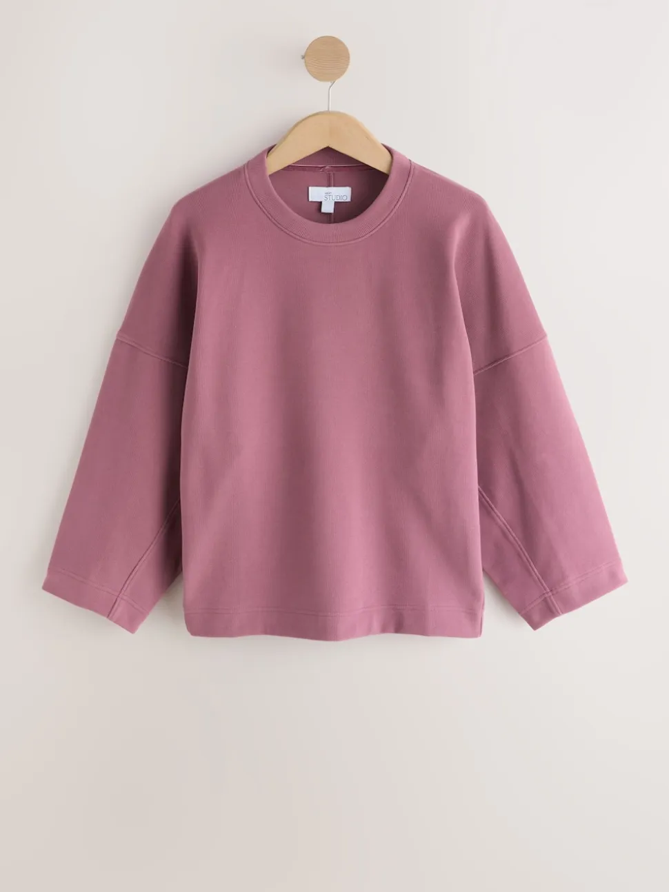 Rose Pink Brushed Sweatshirt