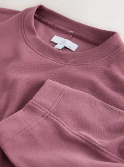 Rose Pink Brushed Sweatshirt