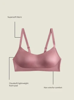 Rose Pink N.Premium Cloud Soft Ultimate Comfort Non Wire Bra