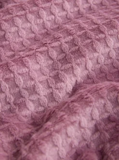 Rose Pink Waffle Cosy Robe