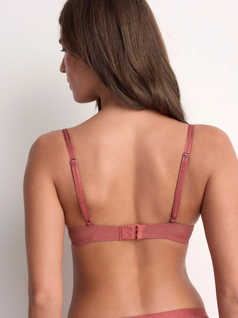 Rose/Light Pink Push Up Plunge Lace Bras 2 Pack