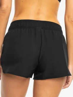 Roxy Black Wave 2 Inch Logo Board Shorts