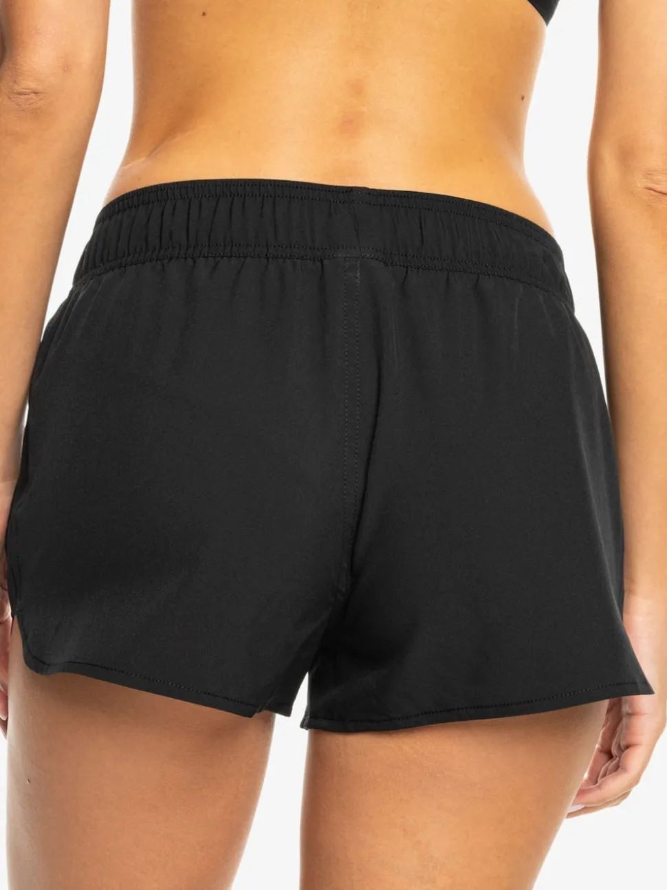 Roxy Black Wave 2 Inch Logo Board Shorts