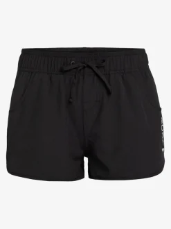 Roxy Black Wave 2 Inch Logo Board Shorts
