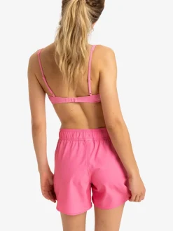 Roxy Pink Wave 5 Inch Mid Logo Board Shorts