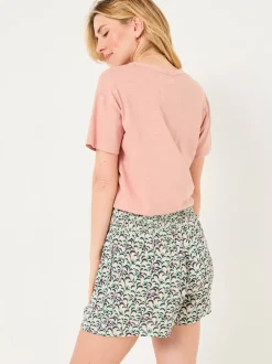 Rylee Multi Vine Floral Flippy Shorts