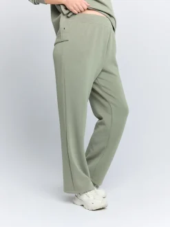 Sage Green Maternity Wide Leg Joggers