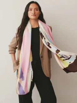 Scenic Pink Lightweight Scarf