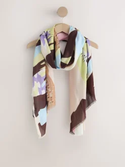 Scenic Pink Lightweight Scarf