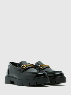 Schuh Black Lex Snaffle Loafers