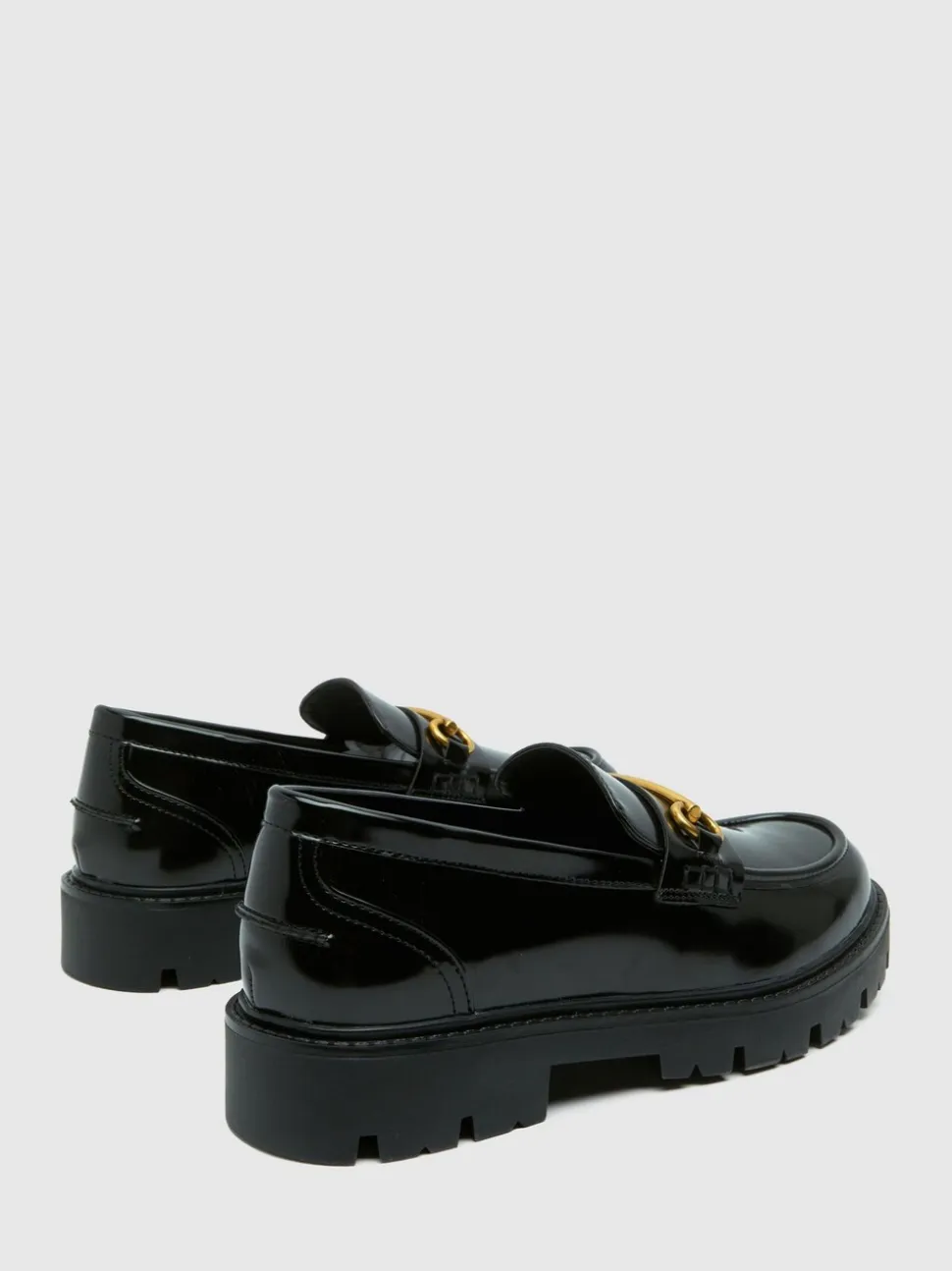 Schuh Black Lex Snaffle Loafers