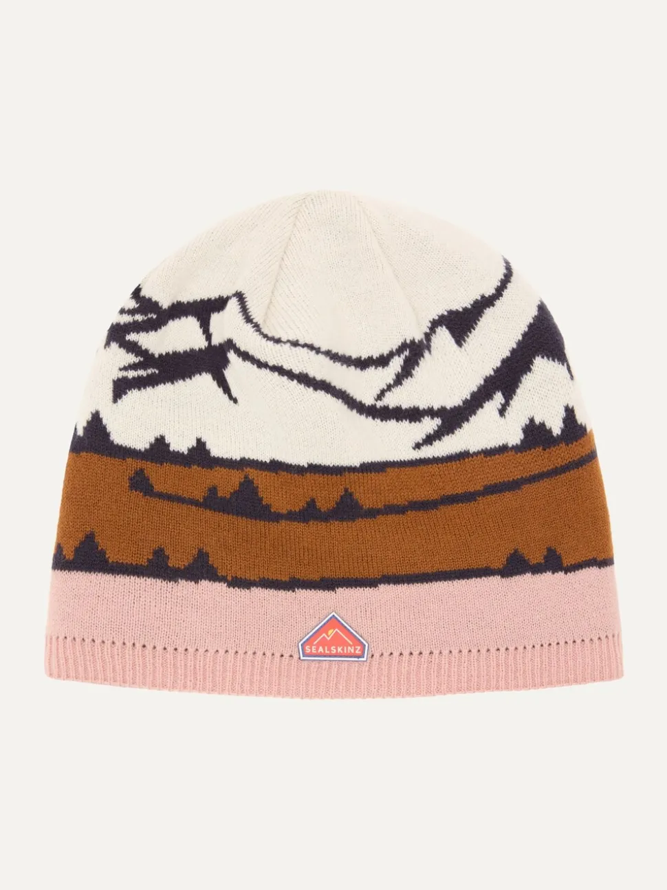 Sealskinz Cream Lopham Waterproof Cold Weather Hiking Beanie