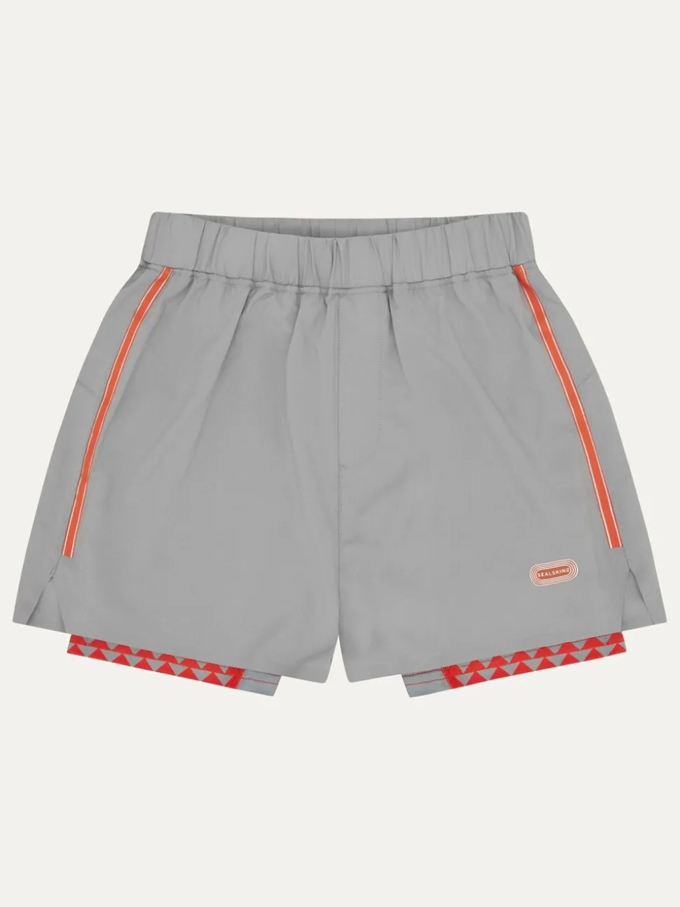 Sealskinz Grey Belton Quick Dry Running Shorts With Under Short