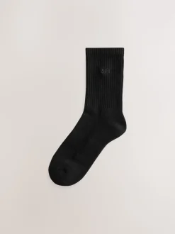 self. Black 3 Pack Cushion Sole Lounge Ankle Socks 3 Pack