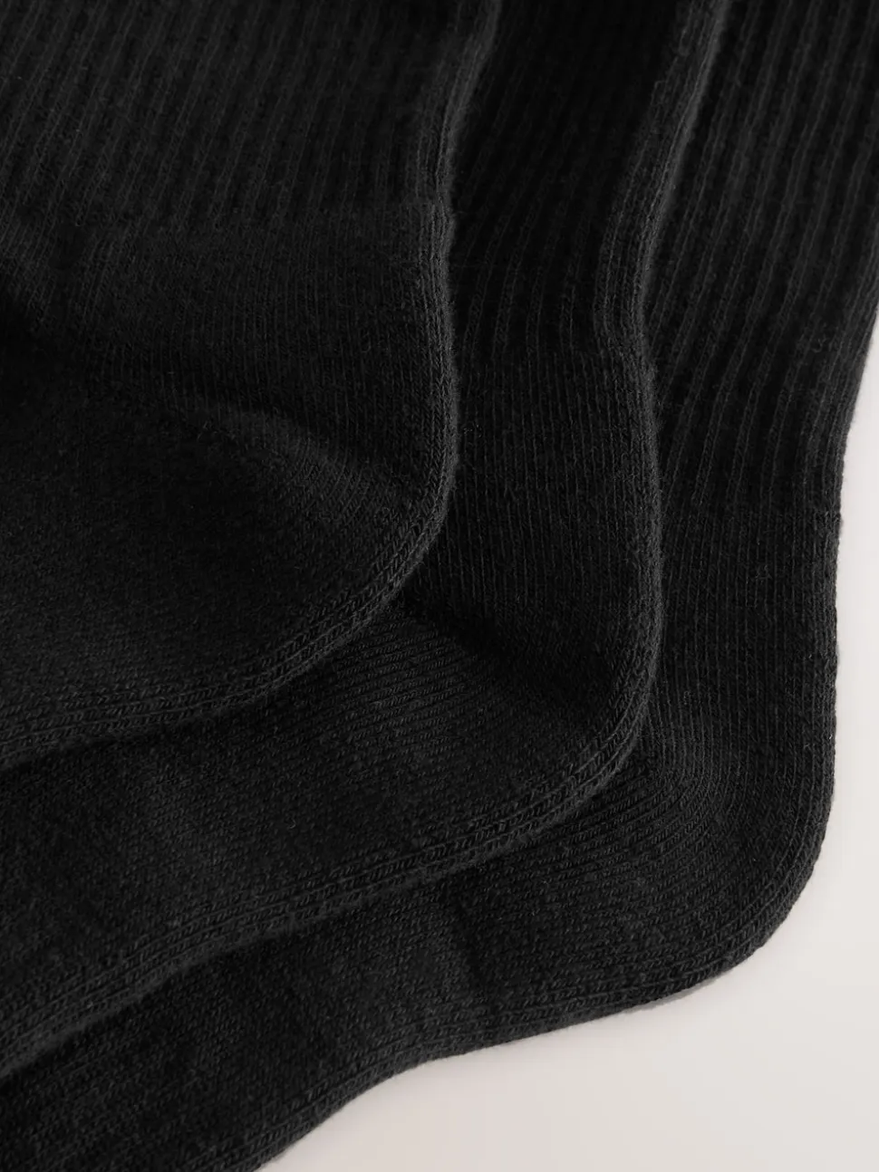 self. Black 3 Pack Cushion Sole Lounge Ankle Socks 3 Pack