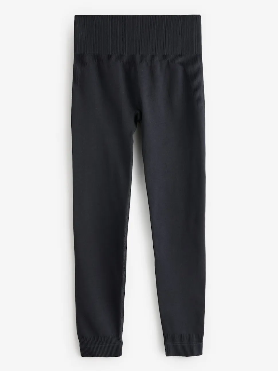 self. Black Seamless Bum Scrunch Leggings