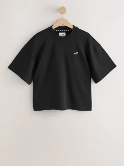 self. Black/White T-Shirts 2 Pack
