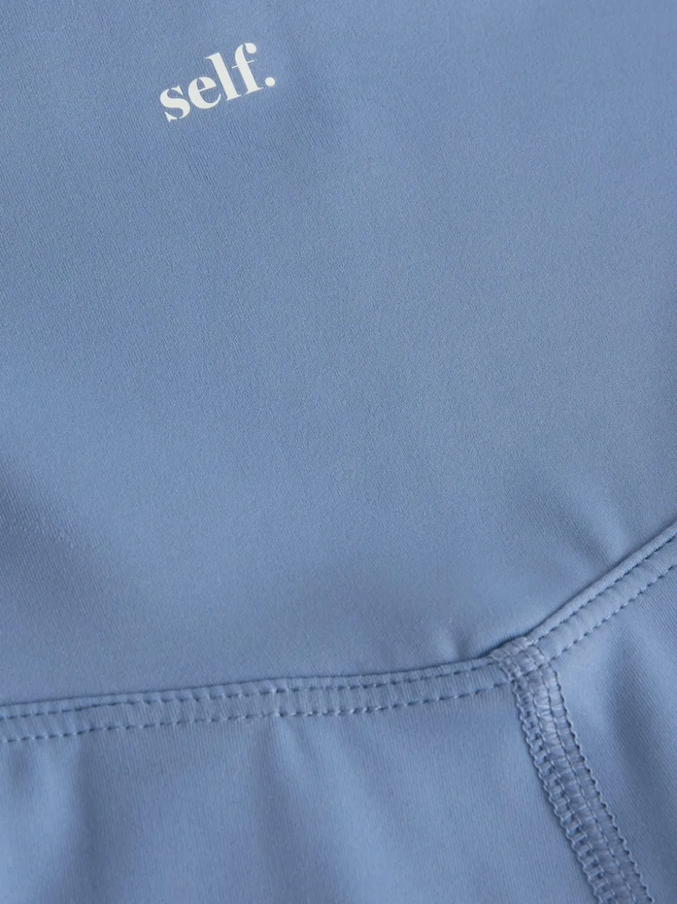 self. Blue High Waist Leggings
