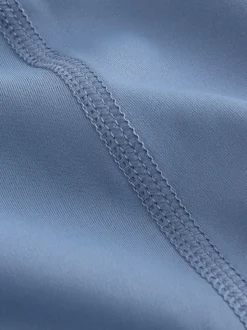 self. Blue High Waist Leggings