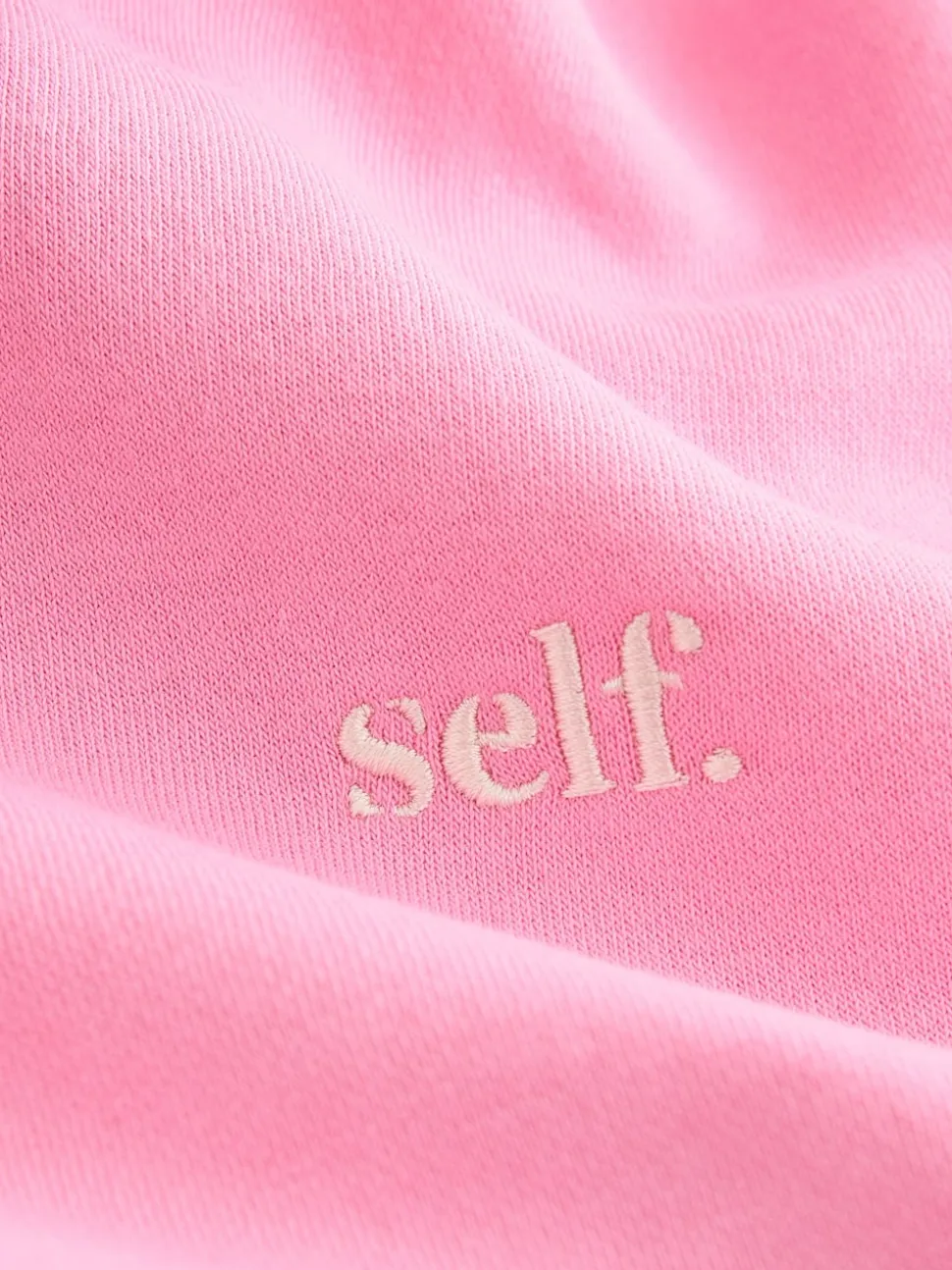 self. Bright Pink Hooded Zip Through Jacket