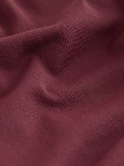 self. Burgundy Seamless Bum Scrunch Leggings
