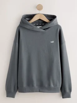 self. Charcoal Grey Hoodie
