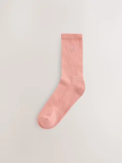 self. Choc/Neutral/Pink 3 Pack Cushion Sole Lounge Ankle Socks 3 Pack