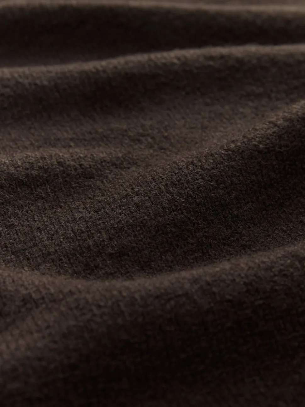 self. Chocolate Brown Knit Jumper
