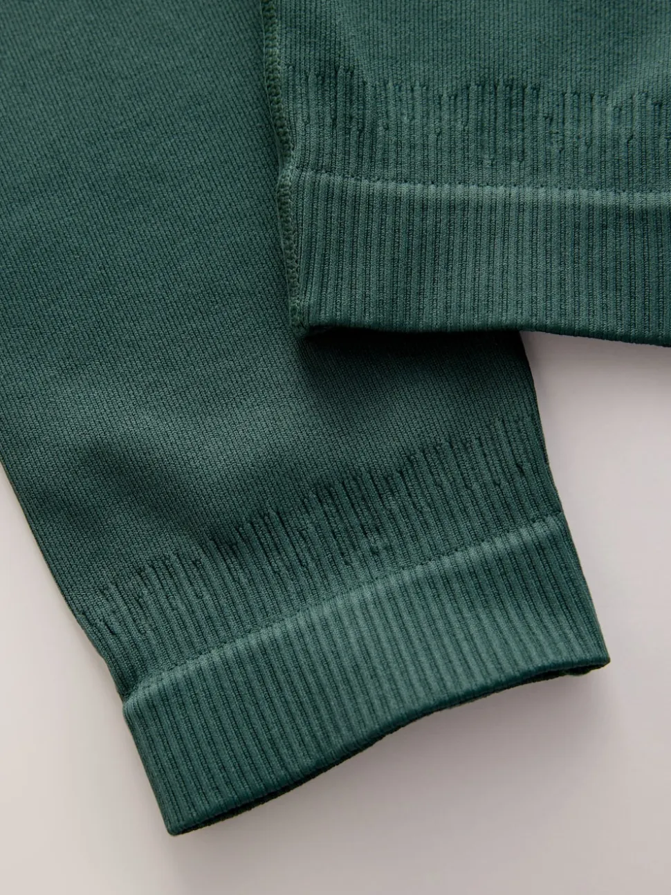 self. Green Seamless Bum Scrunch Leggings