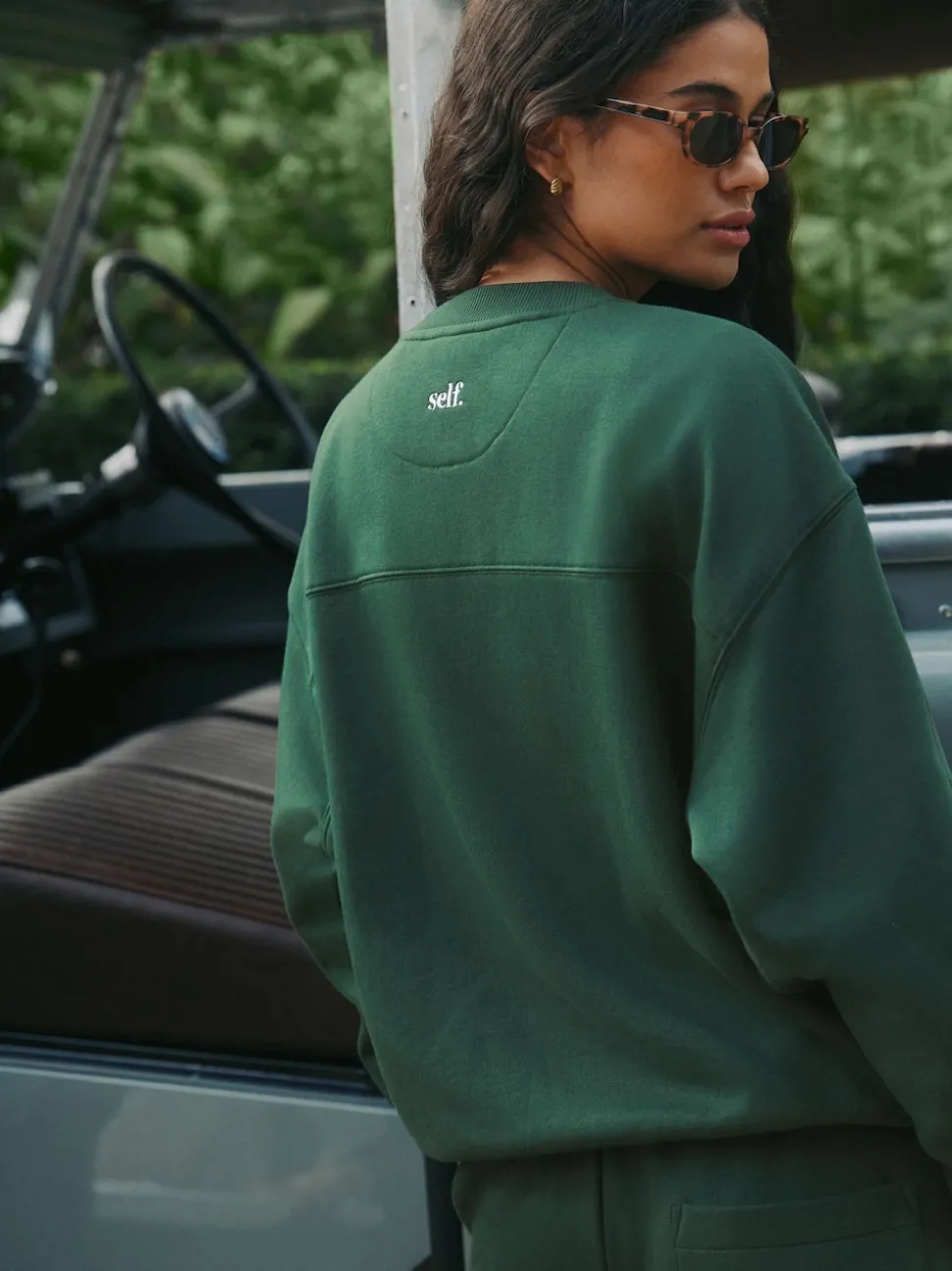 self. Green Sweatshirt