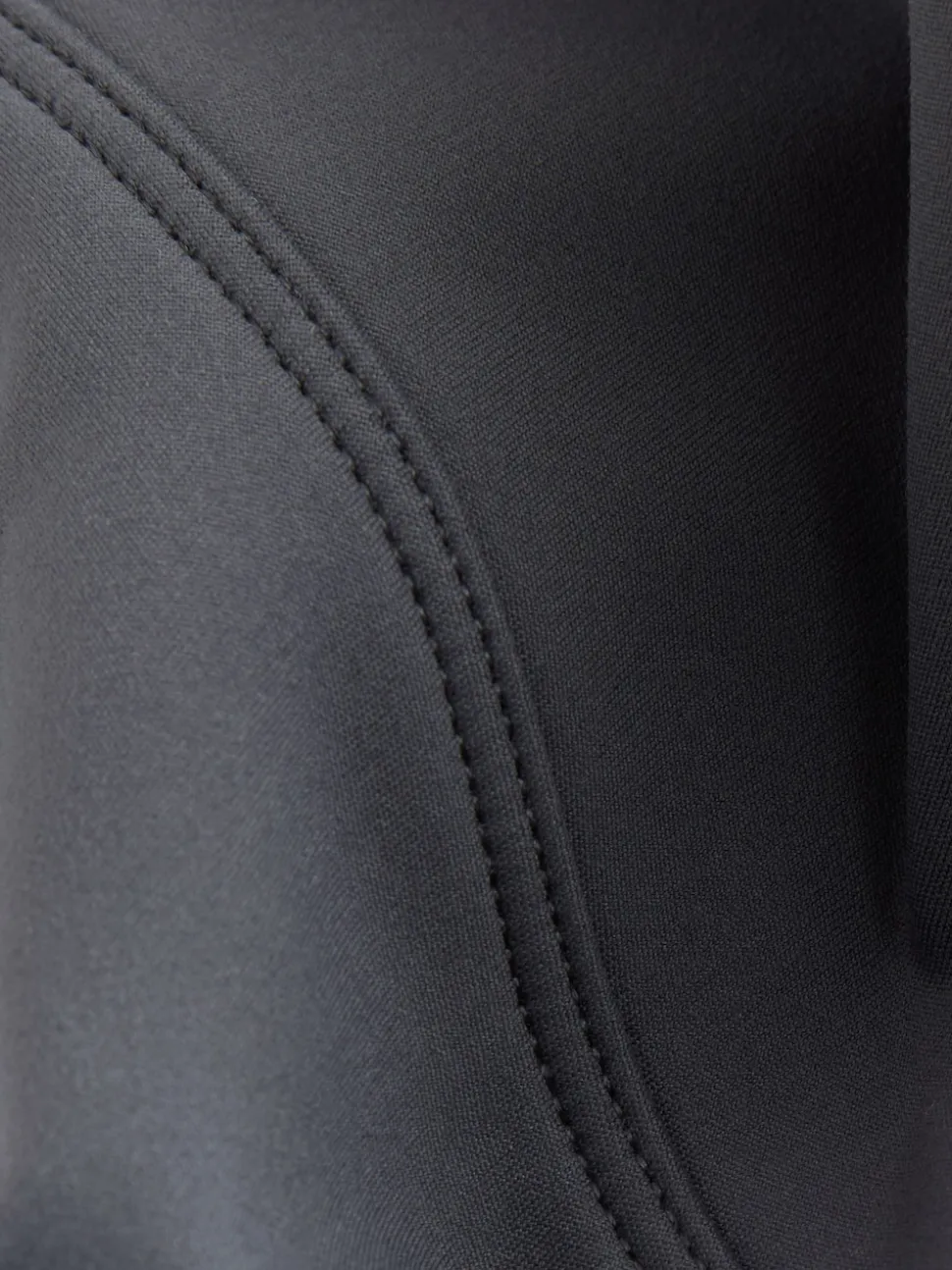 self. Grey High Waist Flared Leggings