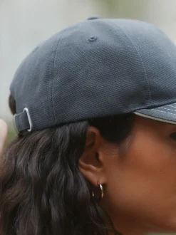 self. Grey Slogan Cap