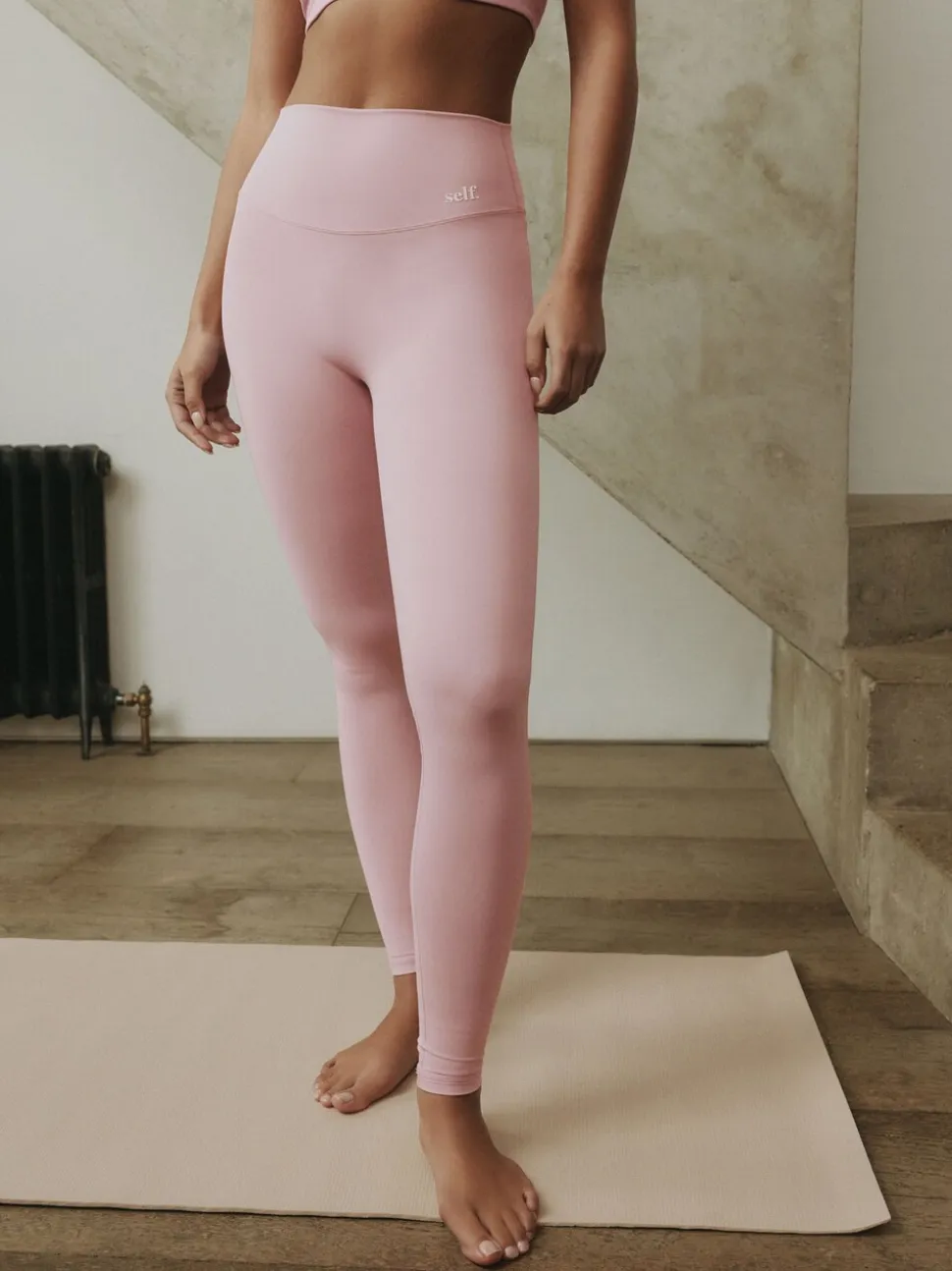 self. Lilac Purple High Waist Leggings
